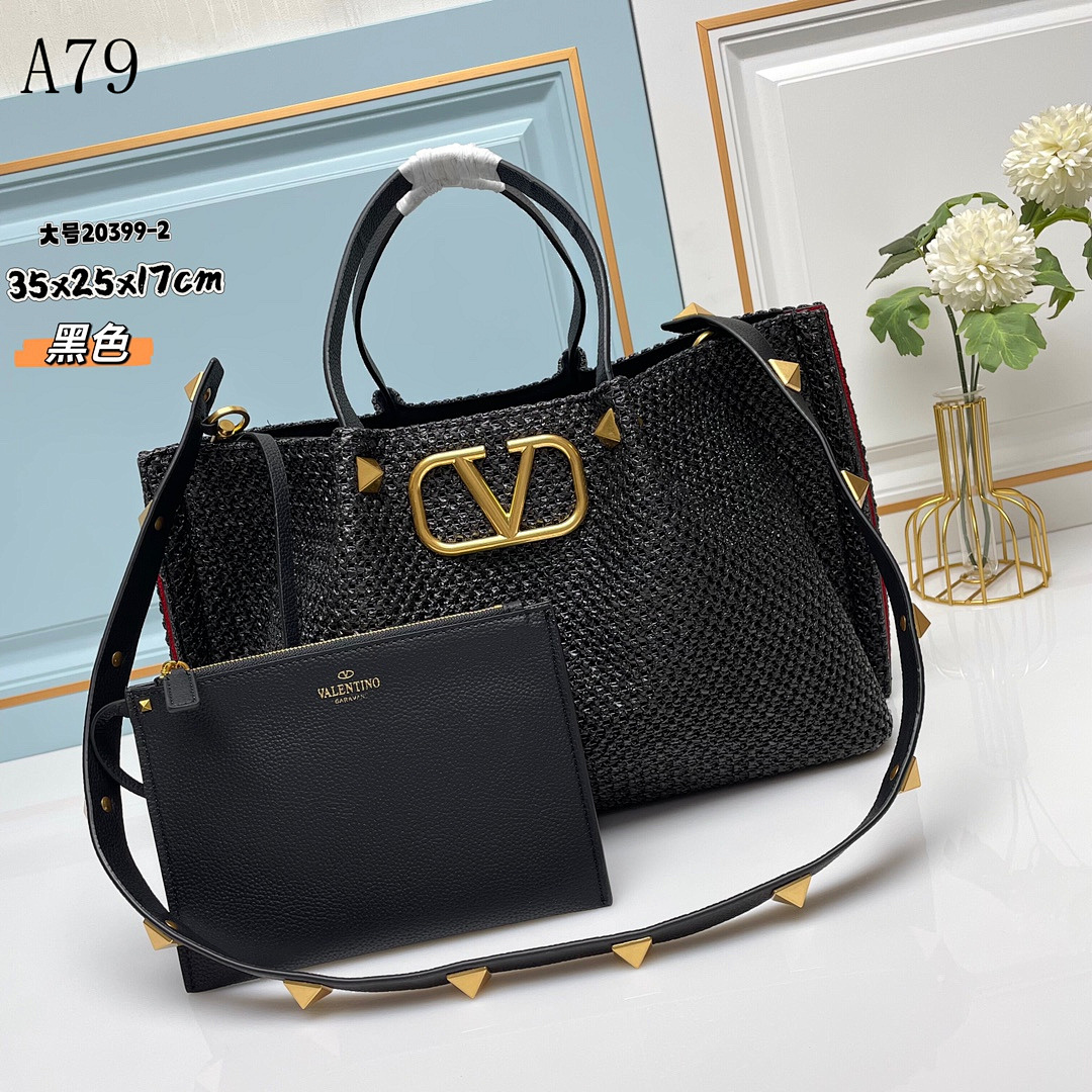 Valentiino + A79 + Rockstud Tote Bag #5407