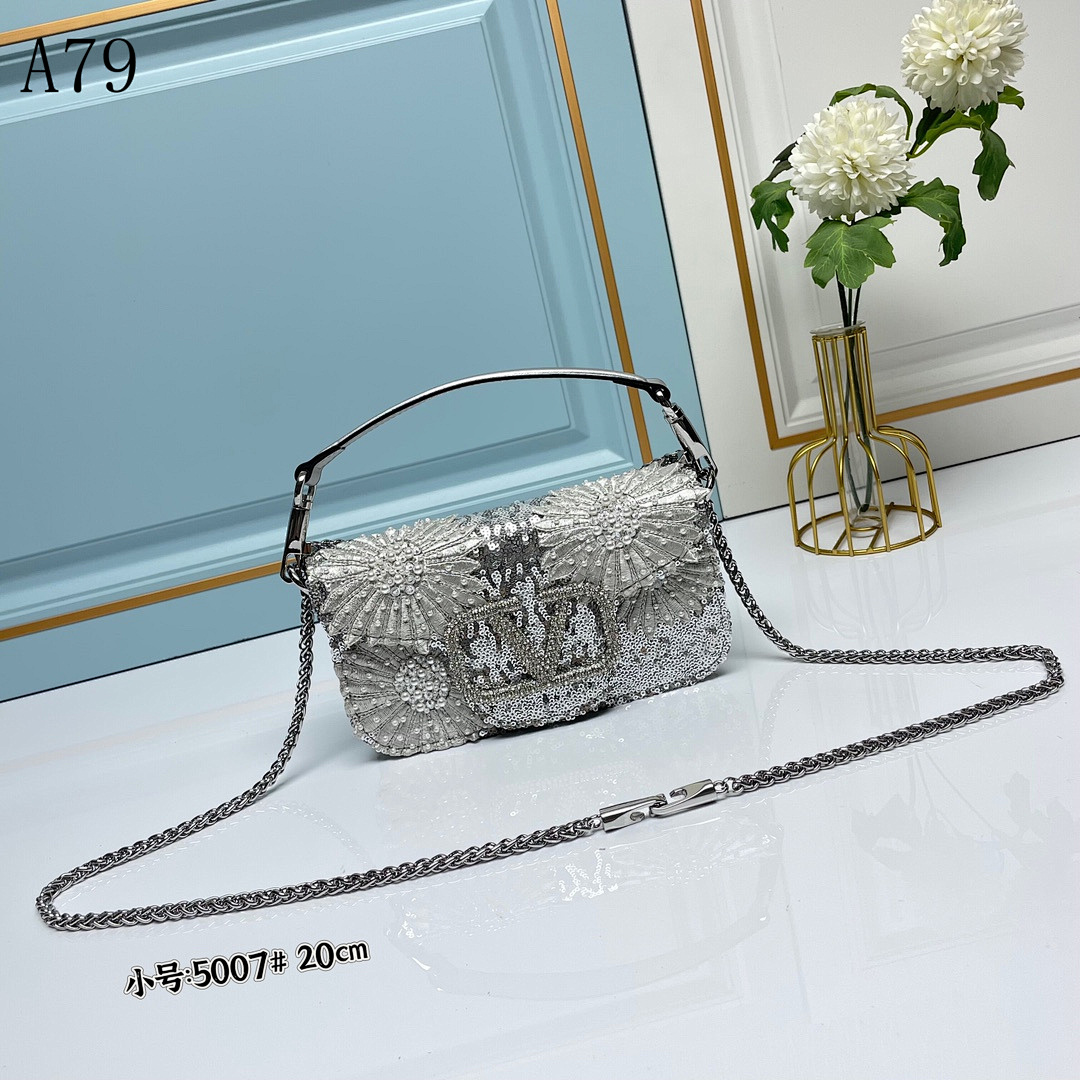 A79 + 5007# + Crystal Embellished Clutch Bag #5357