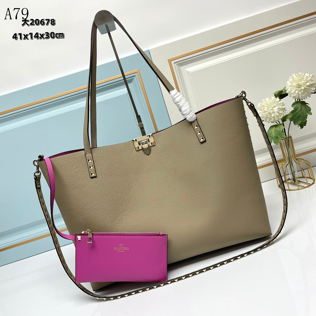 Valentiino + A79 + Rockstud Tote Bag #5188