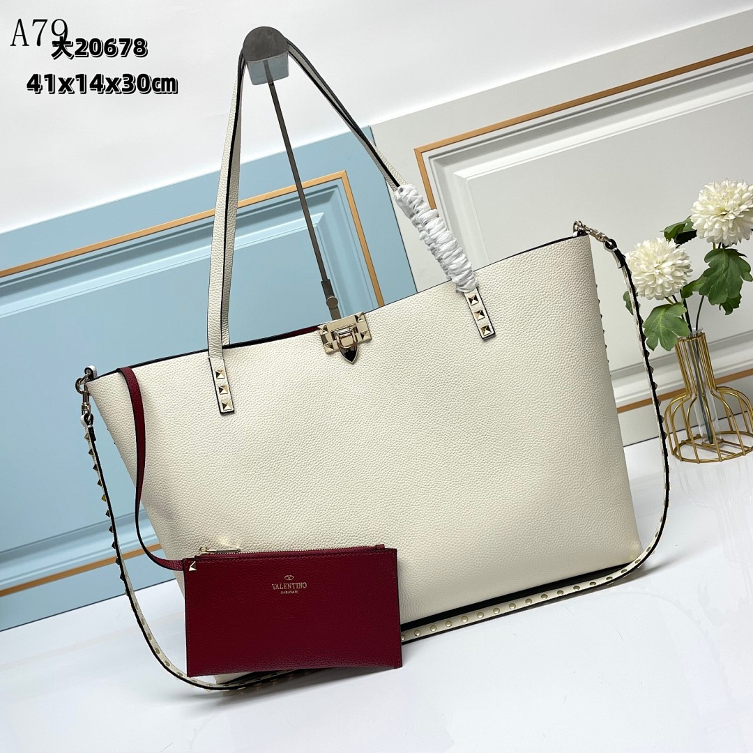 Valentiino + A79 + Rockstud Tote Bag #5218