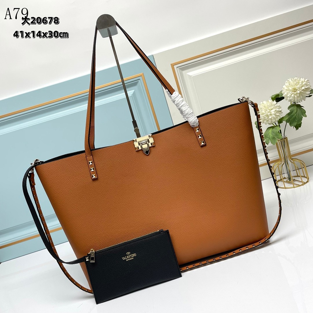 Valentiino + A79 + Rockstud Tote Bag #5358