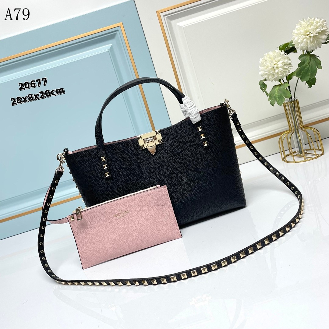 Valentiino + 20677 + Rockstud Tote Bag #5338