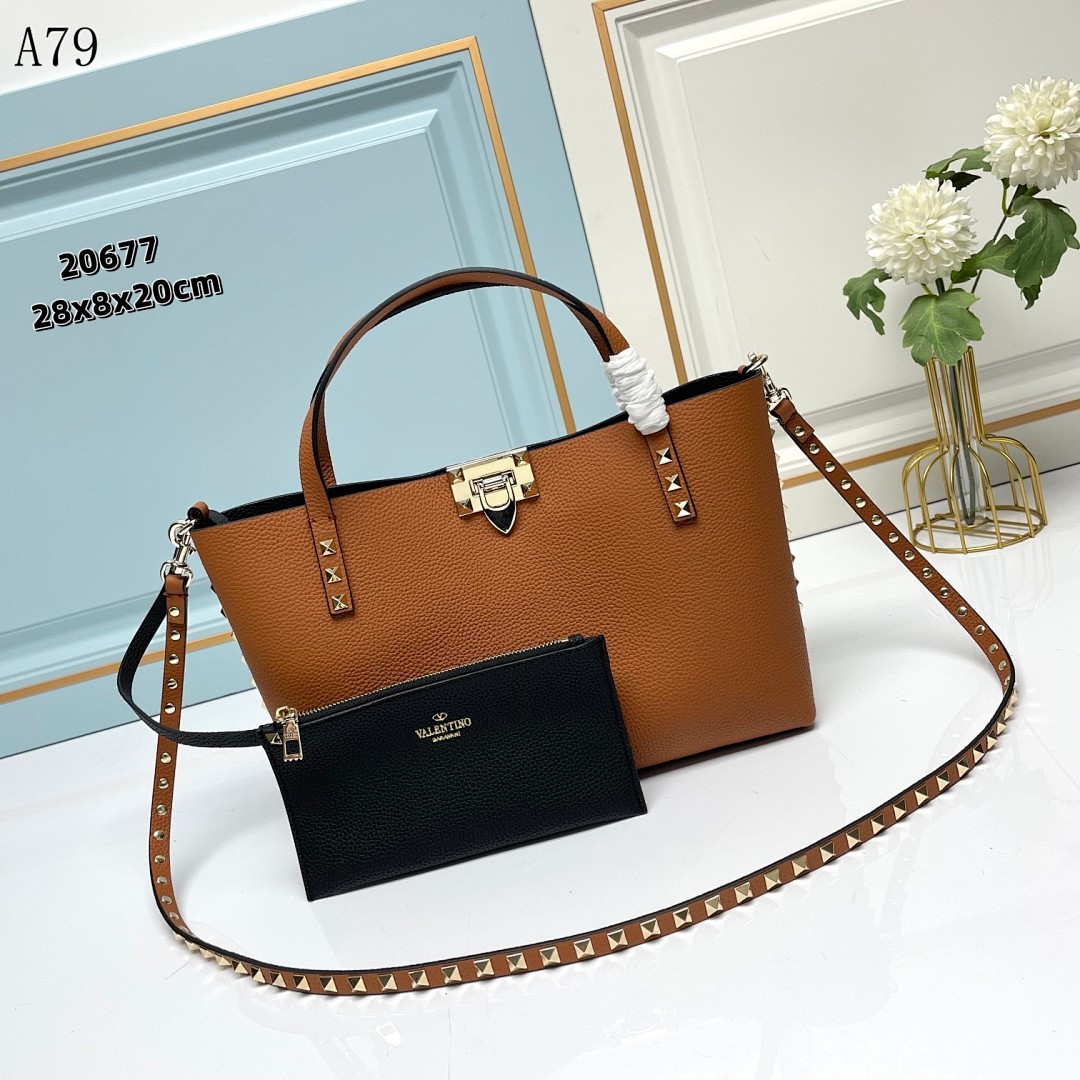 Valentiino + 20677 + Rockstud Tote Bag #5291