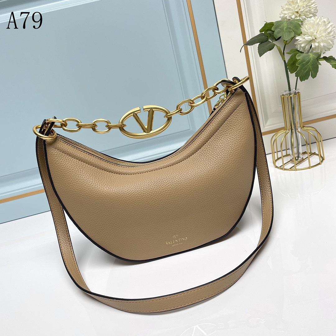 Valentiino + A79 + Rockstud Hobo Bag #5346