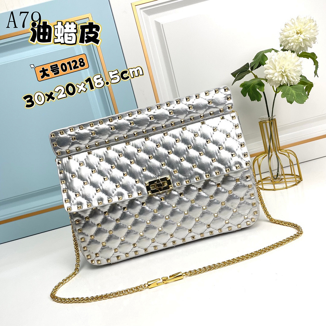 A79 Oil Wax Leather Crossbody Bag #5393