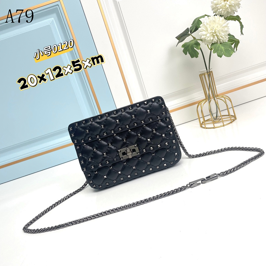 A79 + Model 0120 + Luxury Quilted Stud Bag #5325