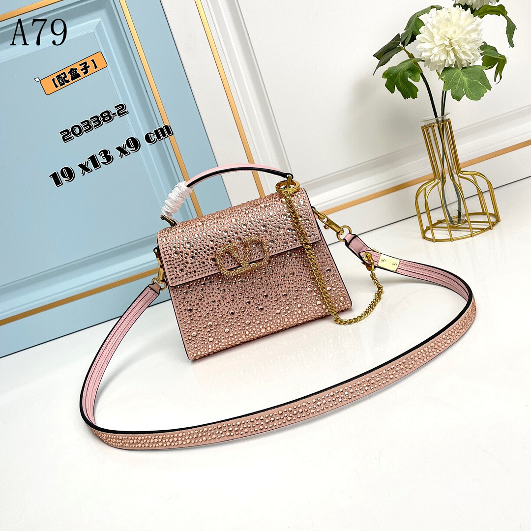 A79 20338-2 Luxury Crystal Embellished Crossbody Bag #5278