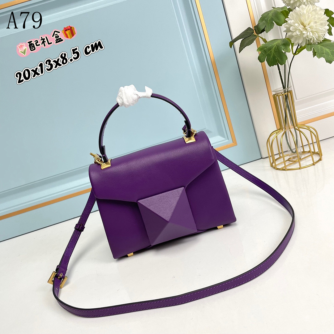 A79 Luxury Purple Geometric Handbag #5410