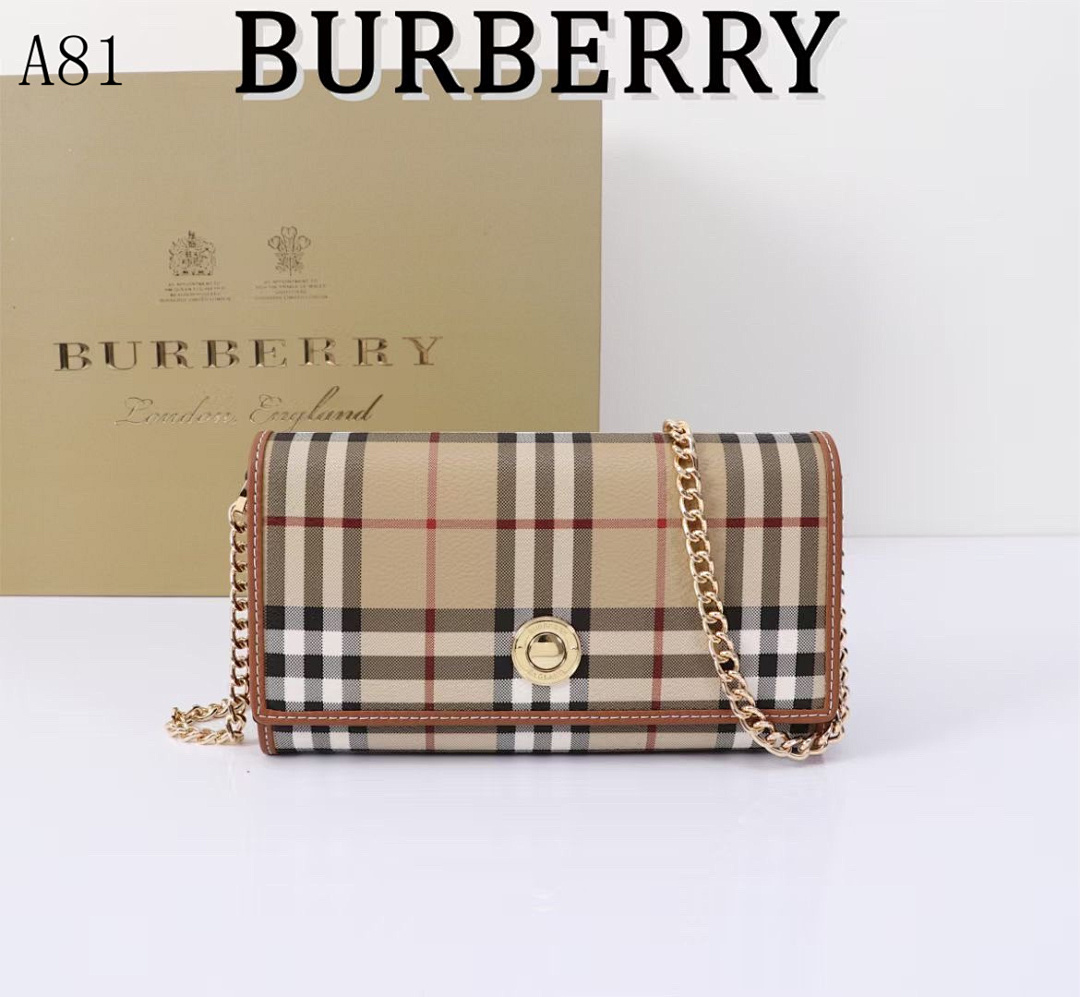 Burberyy A81 Check Clutch Bag #5430