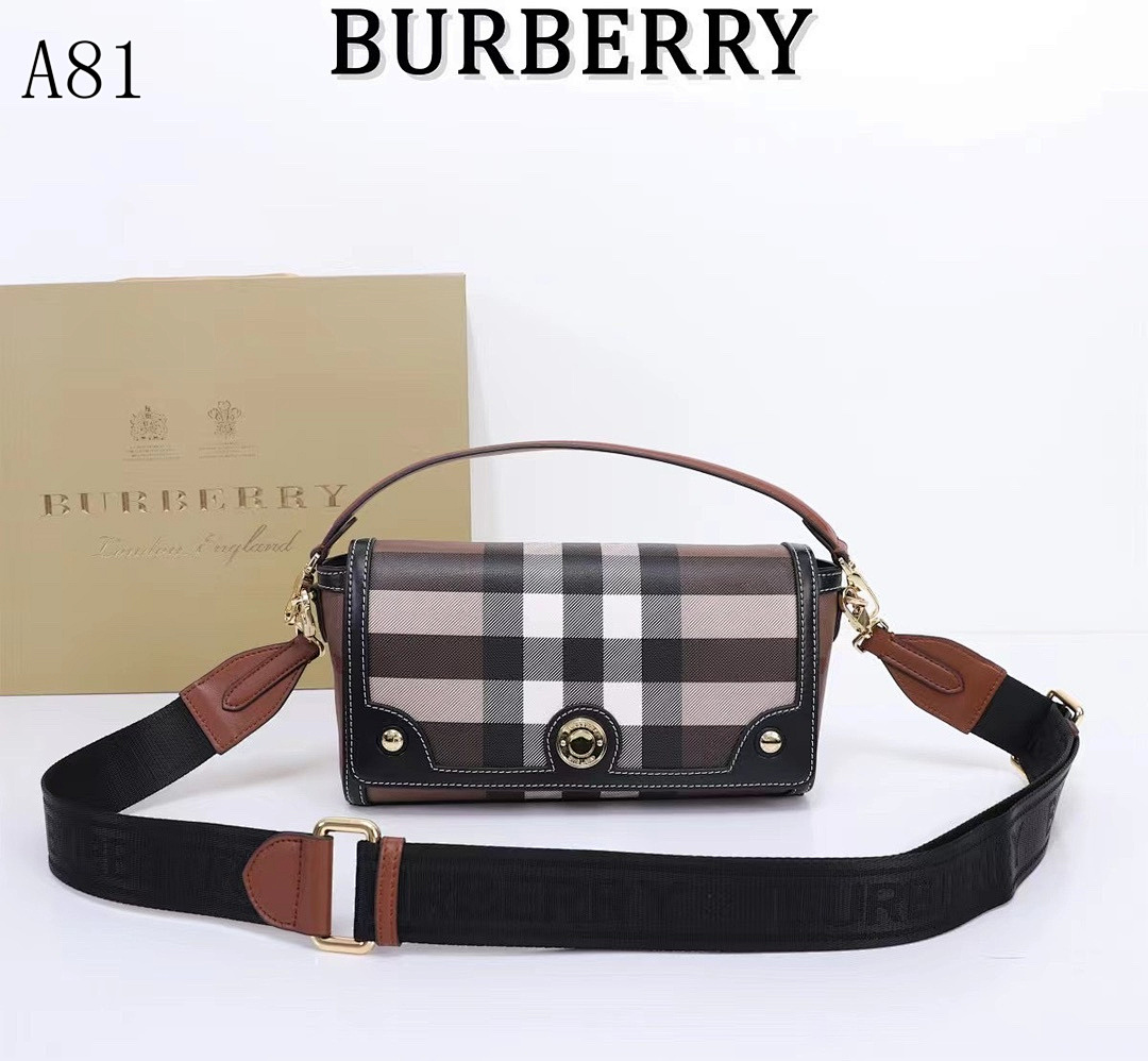 BURBERRY A81 Check Crossbody Bag #5416