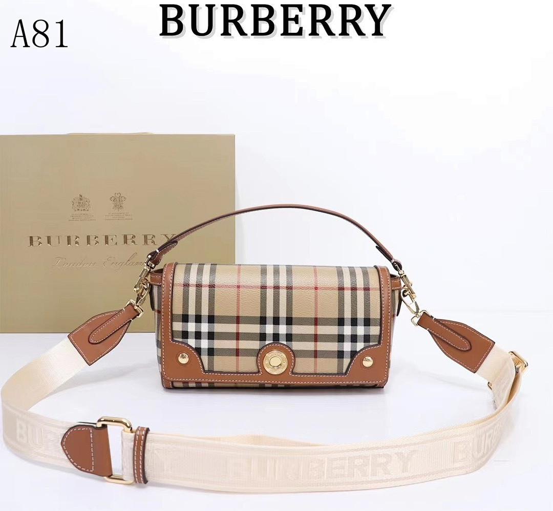 BURBERRY A81 Check Crossbody Bag #5425