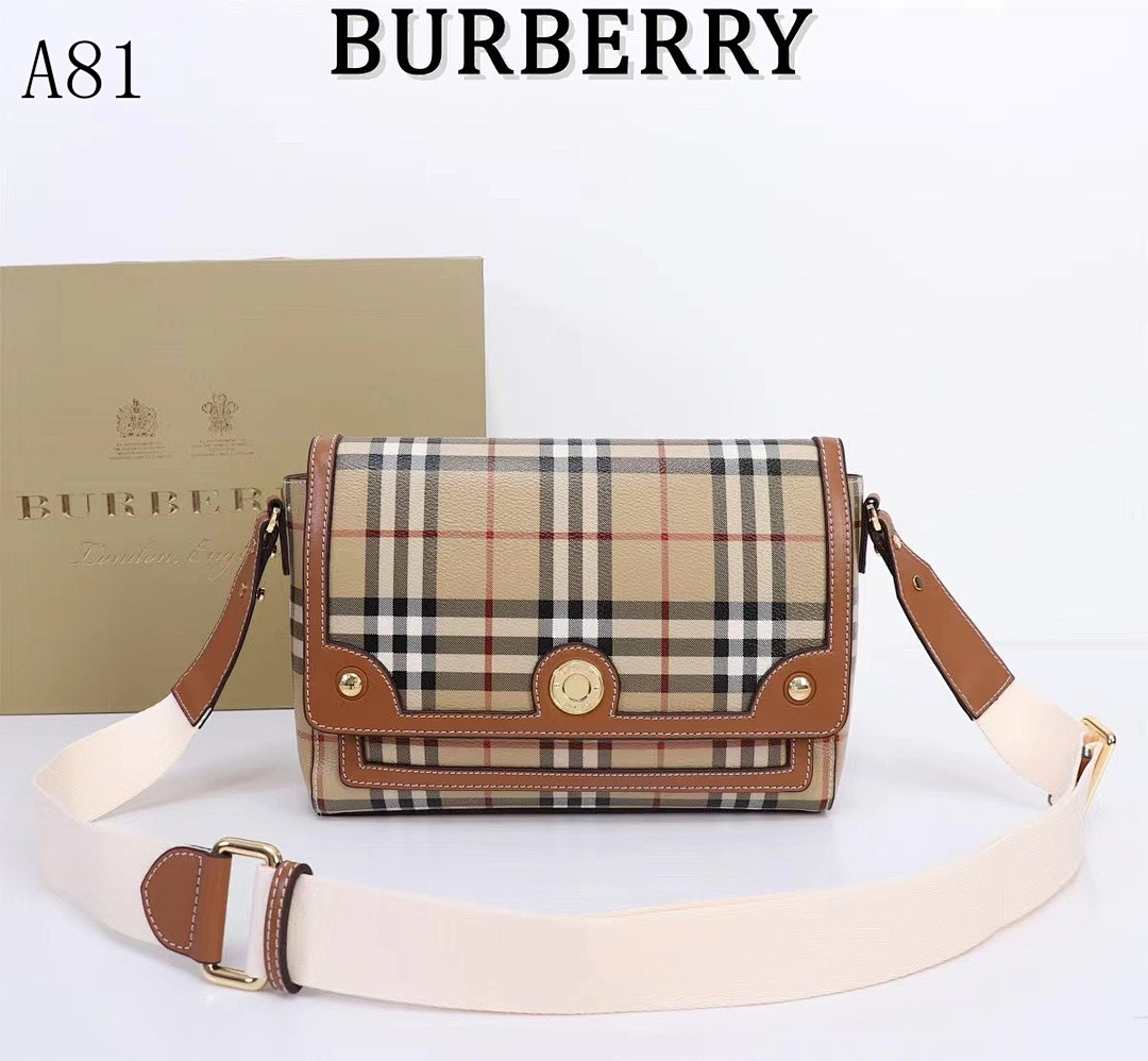 BURBERRY A81 Check Crossbody Bag #5468