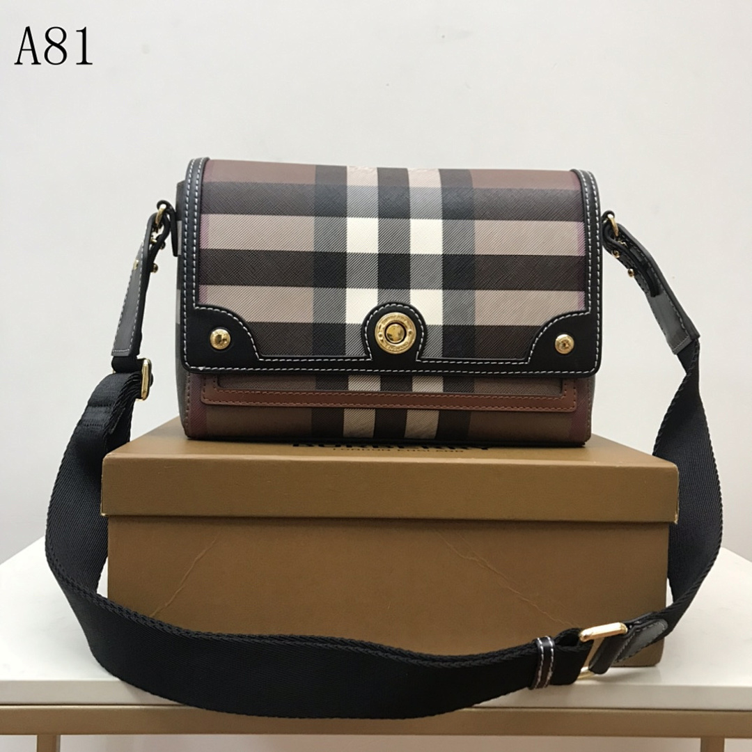 Burberyy + A81 + Check Crossbody Bag #5432