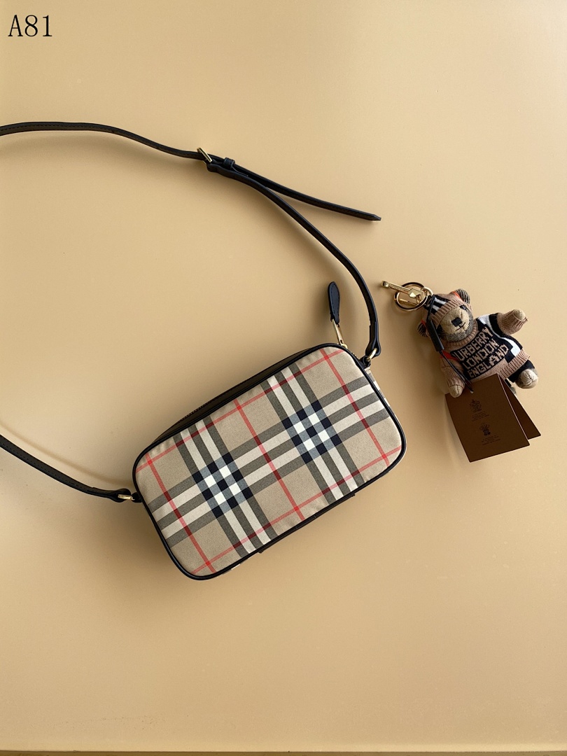 Burberyy + A81 + Check Crossbody Bag #5441