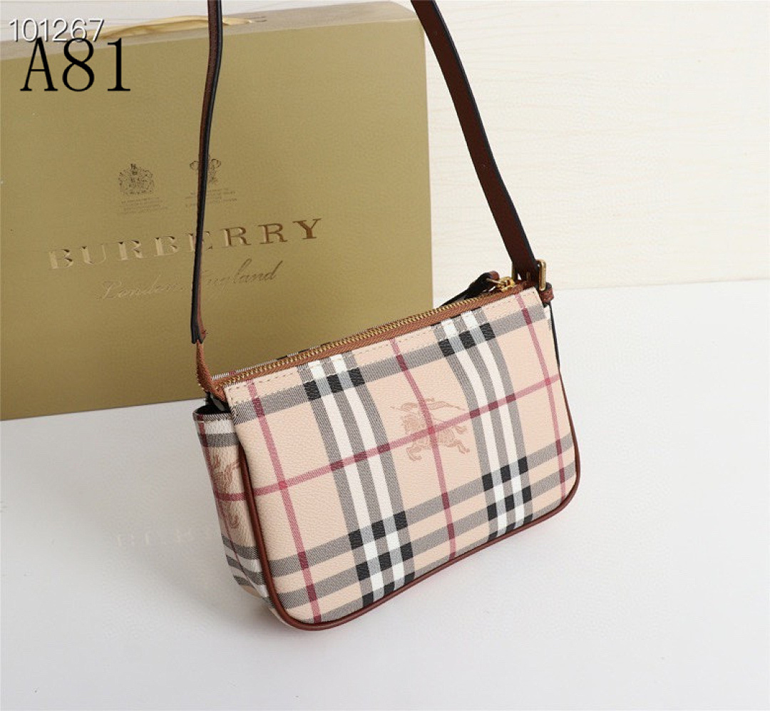 Burberyy + A81 + Check Crossbody Bag #5467