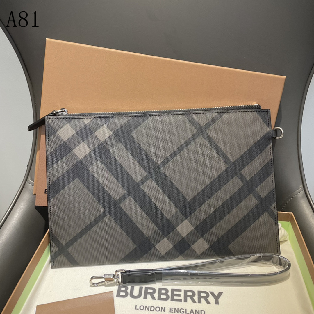 Burberyy Check Print Clutch Bag #1528