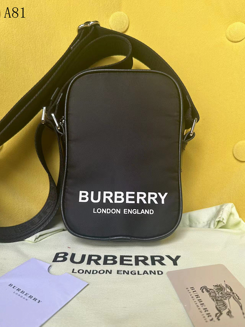 Burberyy Logo Print Crossbody Bag #1525