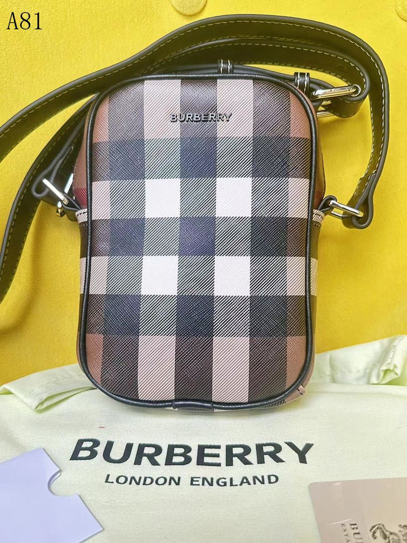 Burberyy Check Pattern Crossbody Bag #1524