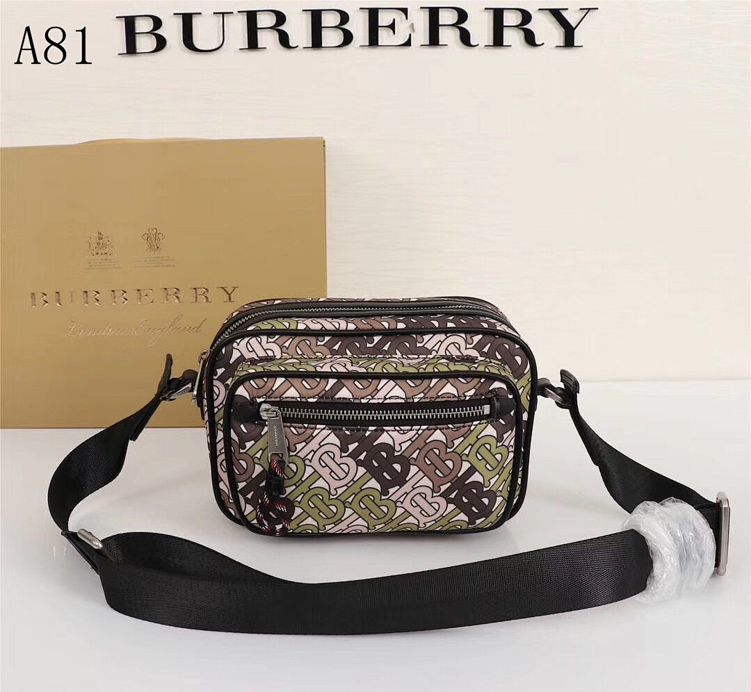Burberyy A81 Monogram Print Crossbody Bag #1508