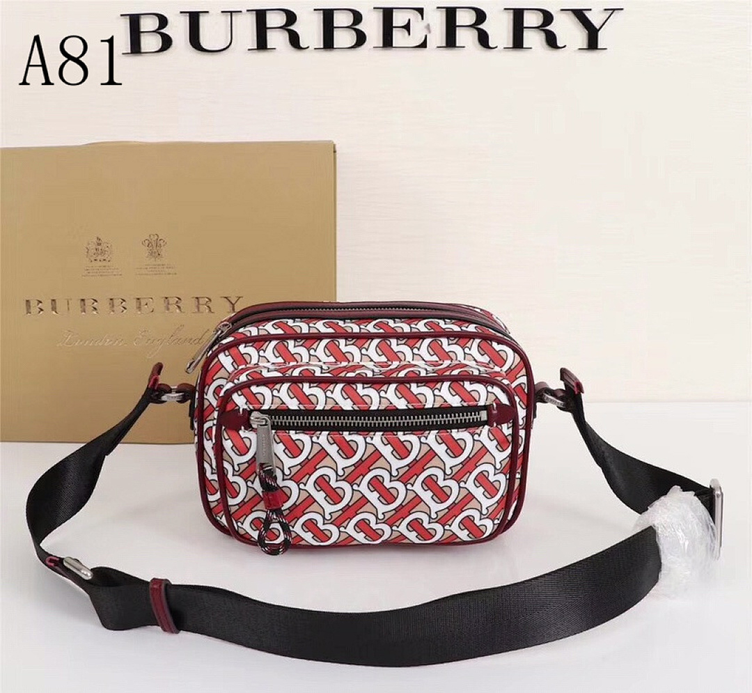 Burberyy A81 Monogram Print Crossbody Bag #1507