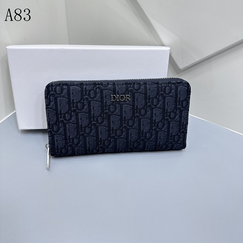 Diiior Oblique Pattern Long Wallet #3250