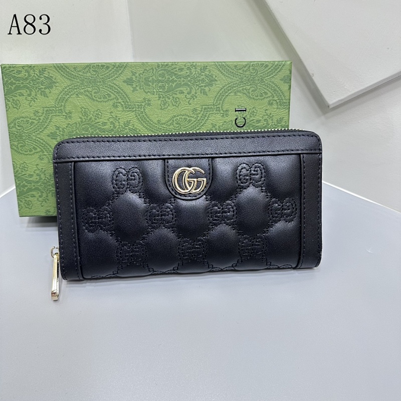 Gucc1 GG Marmont Zip-Around Wallet #855