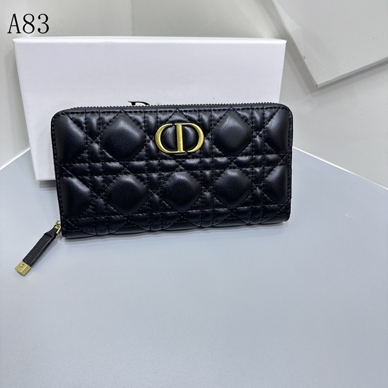 Diiior – Lady Diiior Quilted Leather Wallet #3254