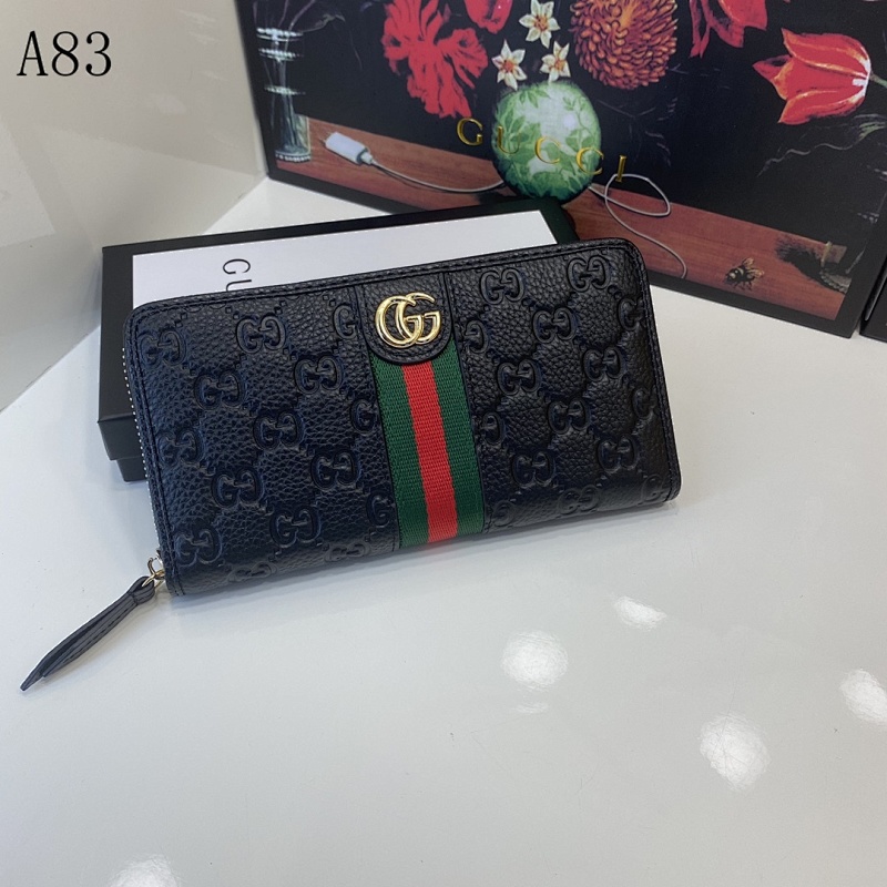 Gucc1 A83 GG Supreme Long Wallet #5976