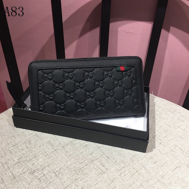 Gucc1 GG Supreme Zip-Around Wallet #5972 1 Gucc1 GG Supreme Zip-Around Wallet #5972