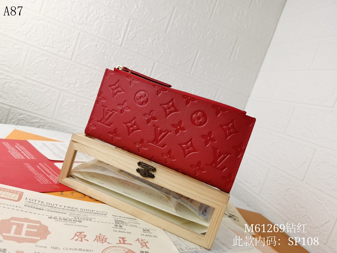LVutton M61269 Zip Around Wallet #5901