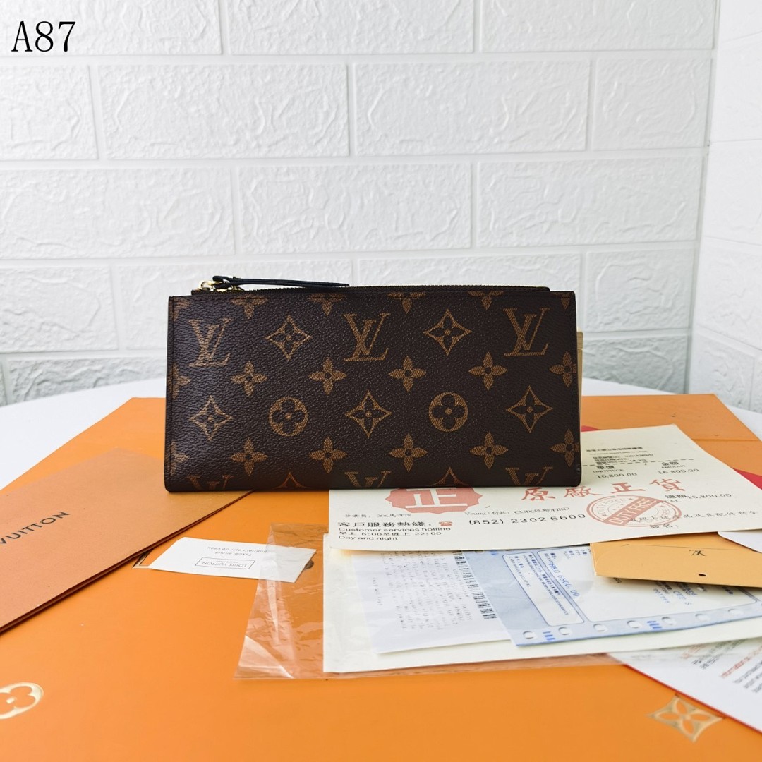 LVutton + A87 + Zipper Pouch #5930