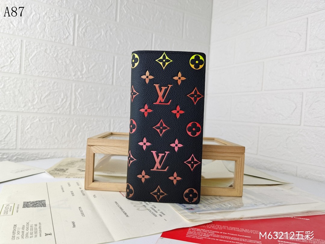 LVutton M63212 Multicolor Monogram Canvas Wallet #932