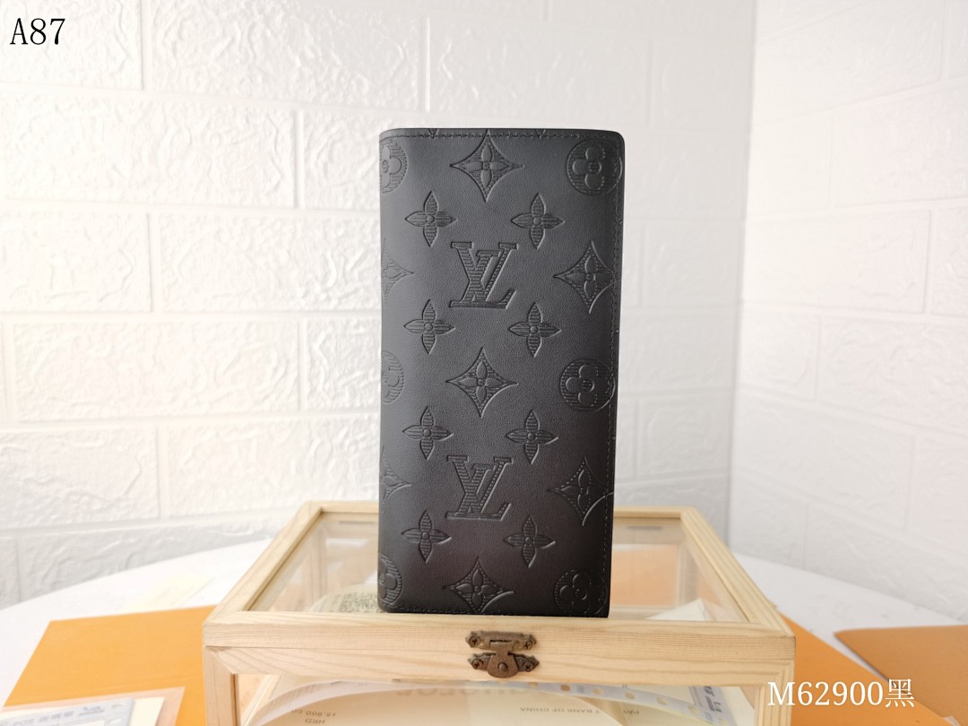 LVutton M62900 Black Monogram Empreinte Long Wallet #914