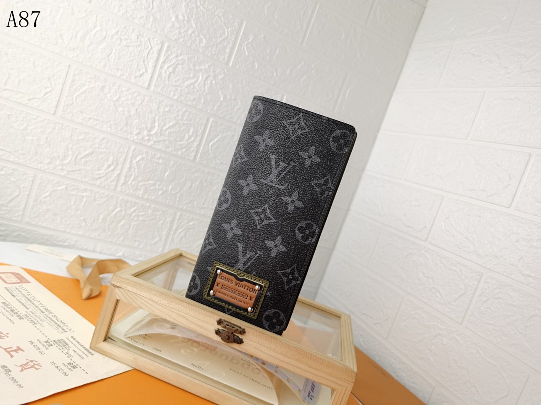 LVutton Monogram Canvas Long Wallet #903 1 LVutton Monogram Canvas Long Wallet #903