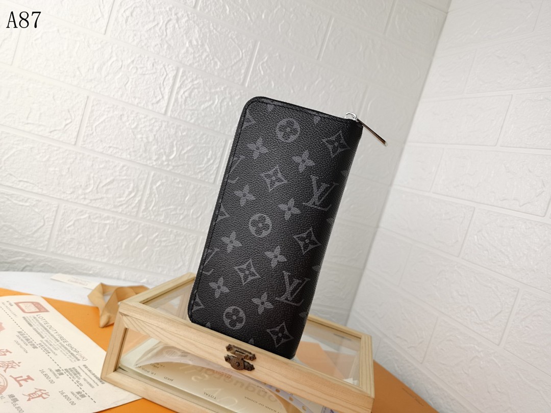 LVutton Monogram Canvas Zip Around Wallet #902 1 LVutton Monogram Canvas Zip Around Wallet #902