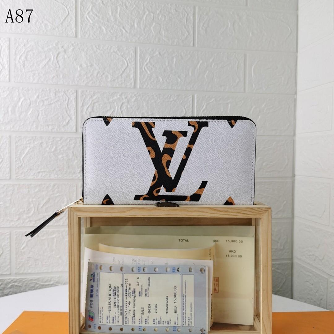 LVutton x Virgil Abloh Monogramouflage Zipped Wallet #895