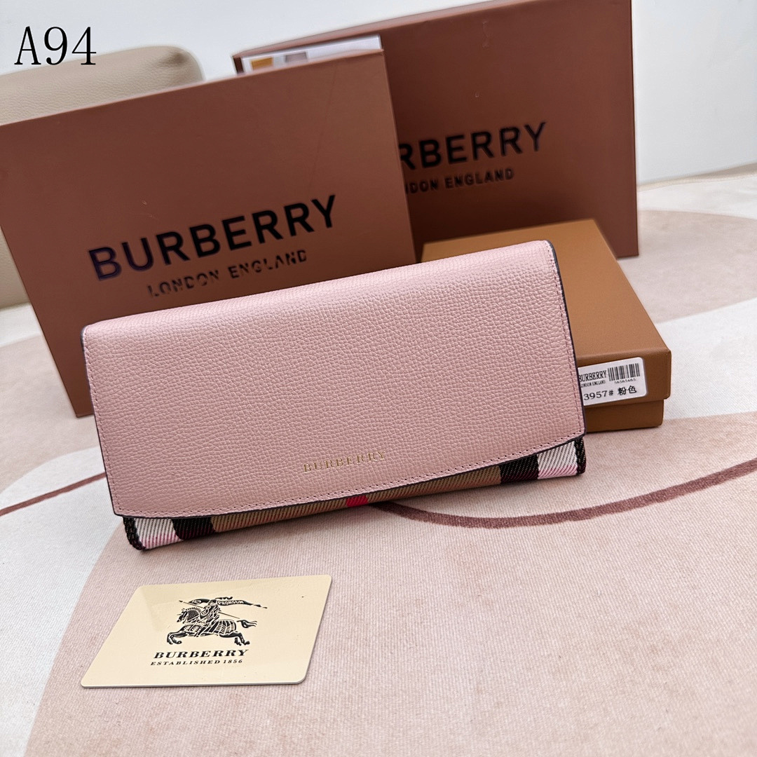 Burberyy – Check House Long Wallet #3204