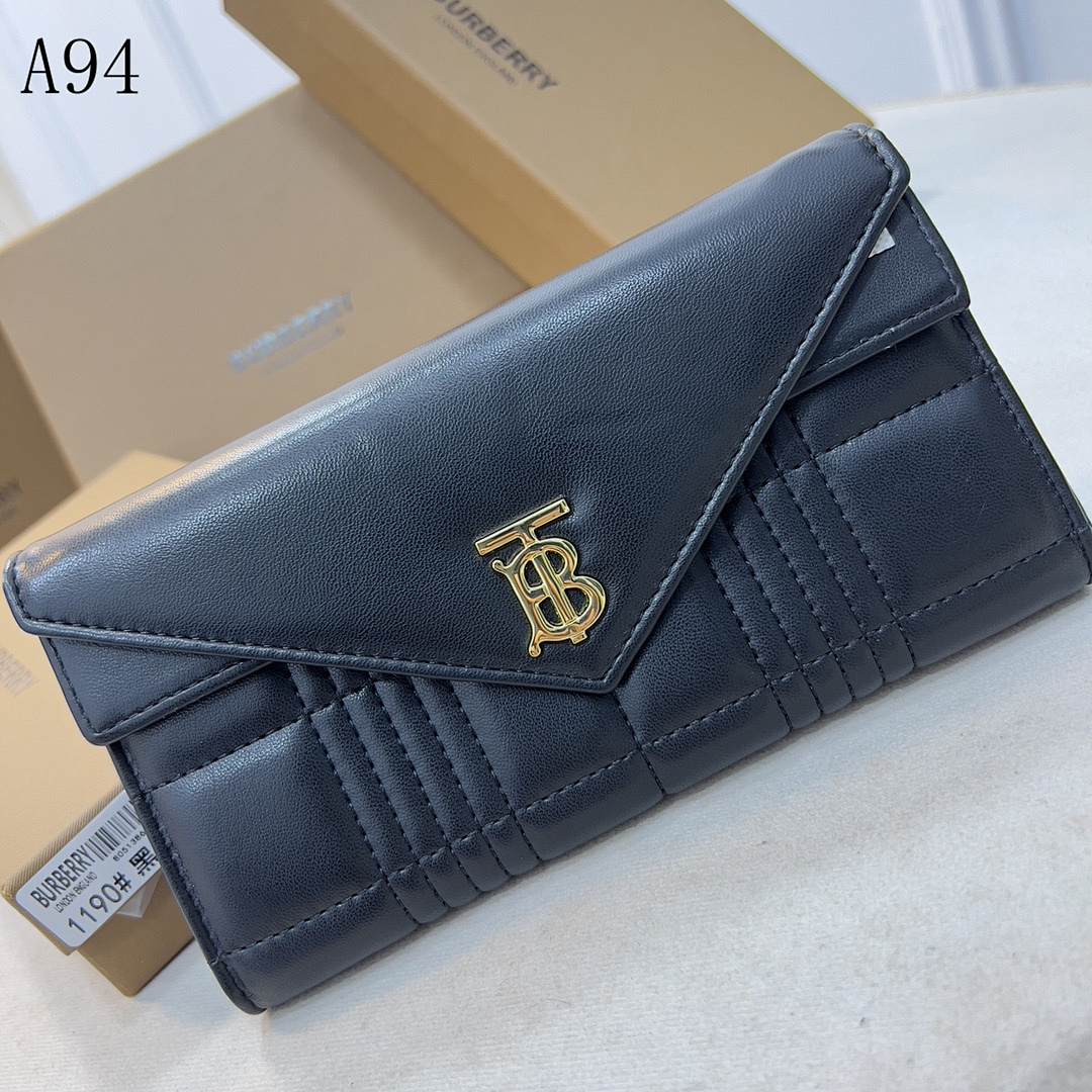 Burberyy TB Monogram Leather Wallet #3195