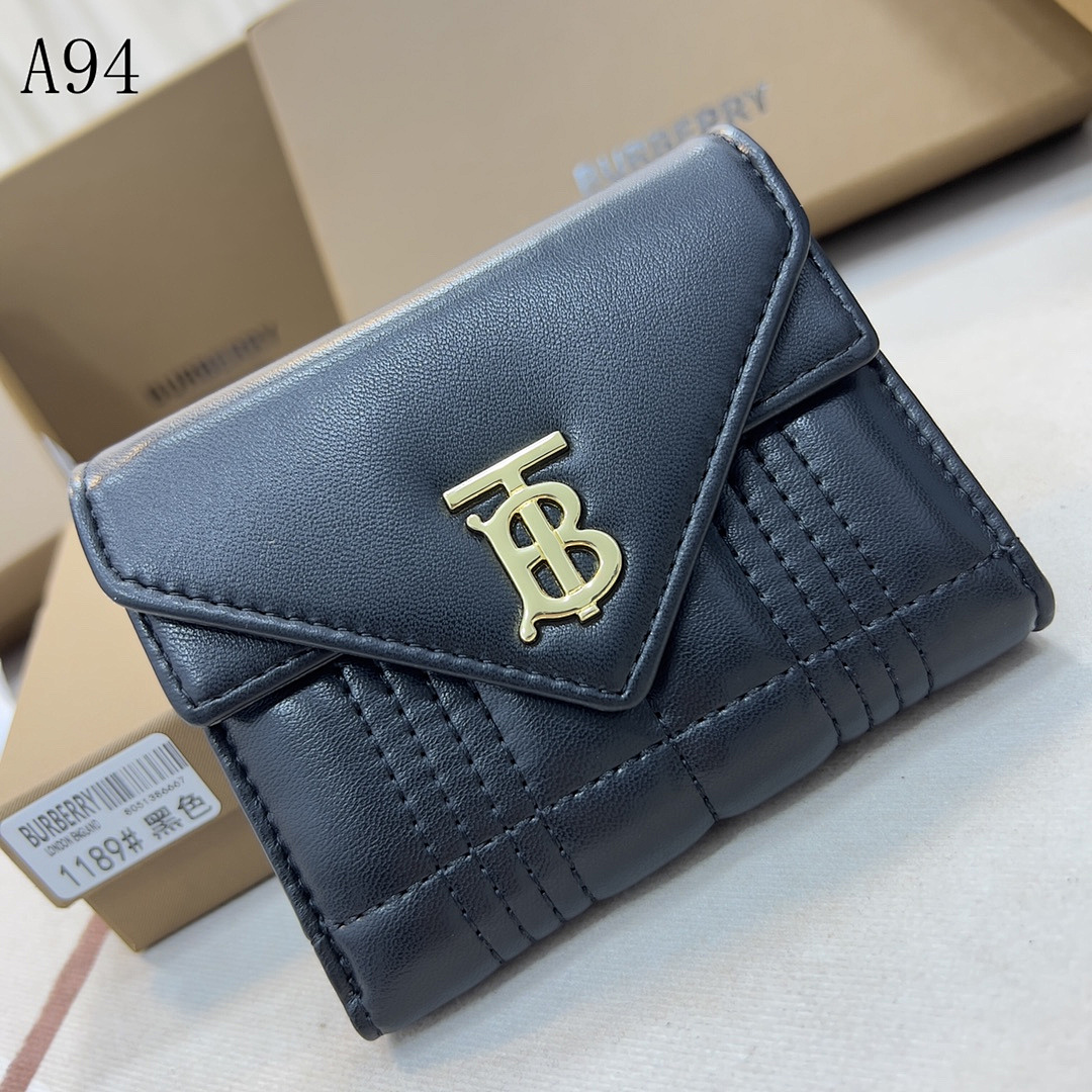 Burberyy TB Monogram Leather Wallet #3194