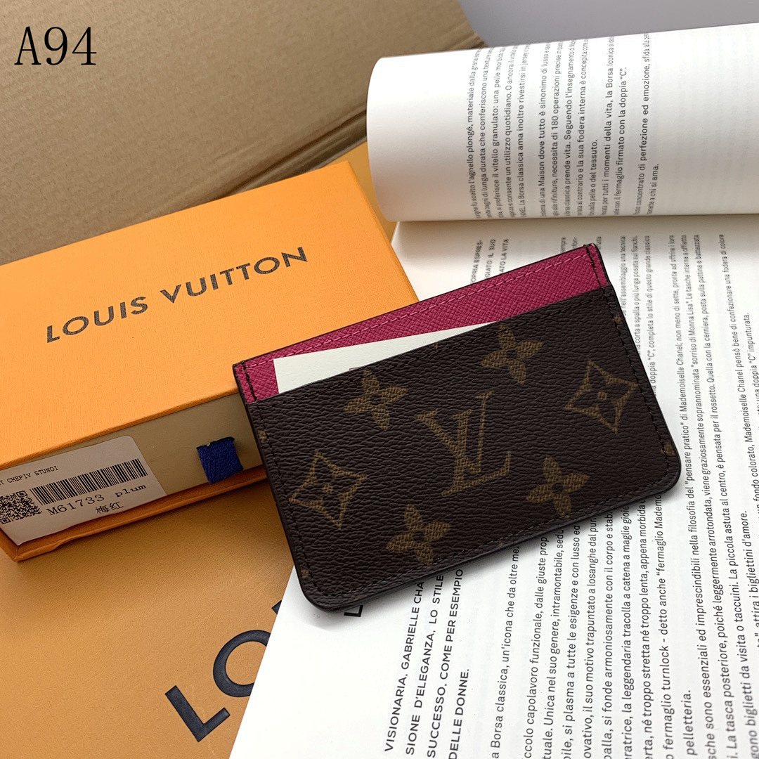 LVutton M61733 Monogram Canvas Card Holder #883