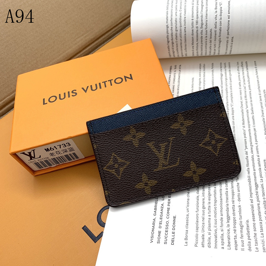LVutton M61733 Monogram Canvas Card Holder #881