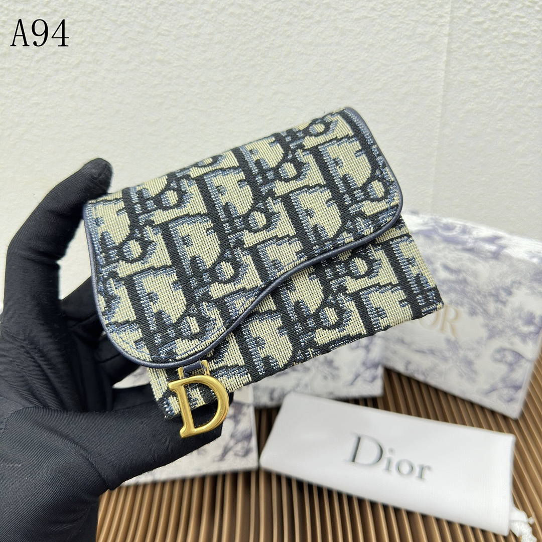 Diiior Oblique Print Wallet #3235