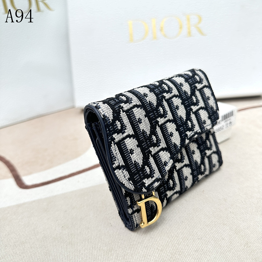 Diiior – Oblique Canvas Mini Wallet #3229