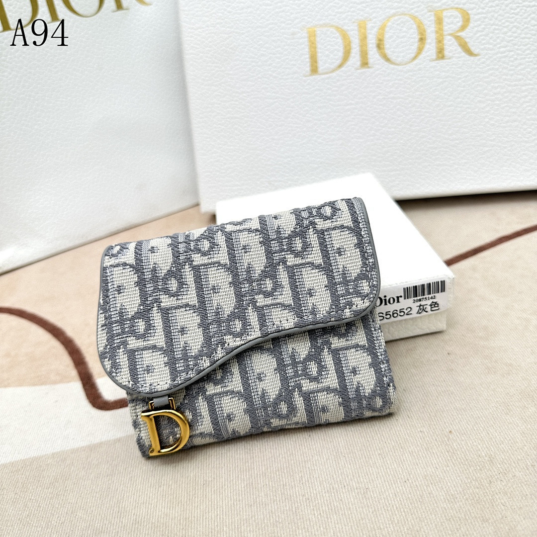 Diiior Oblique Canvas Coin Purse #3435