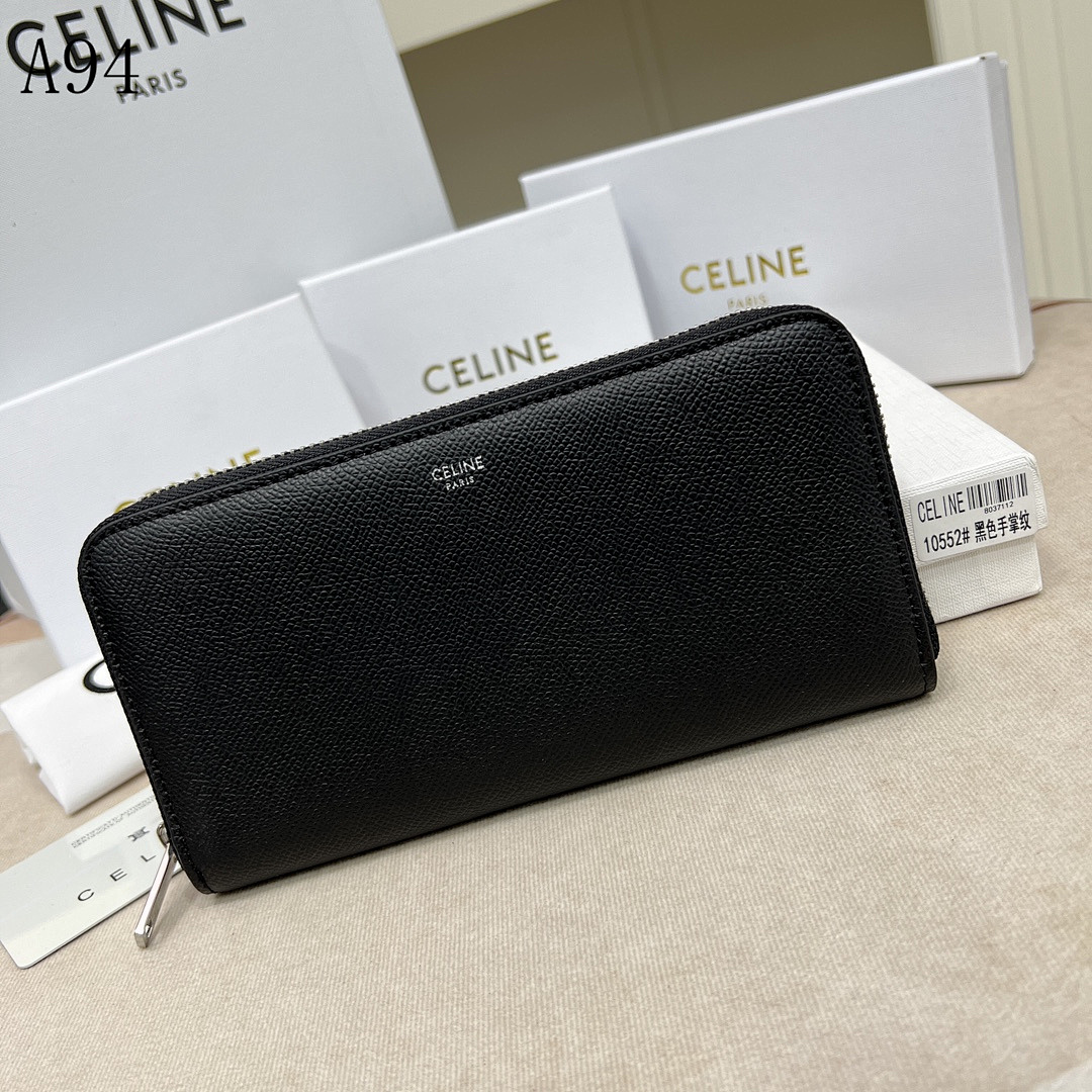 C3linee Classic Zip Around Wallet #3279
