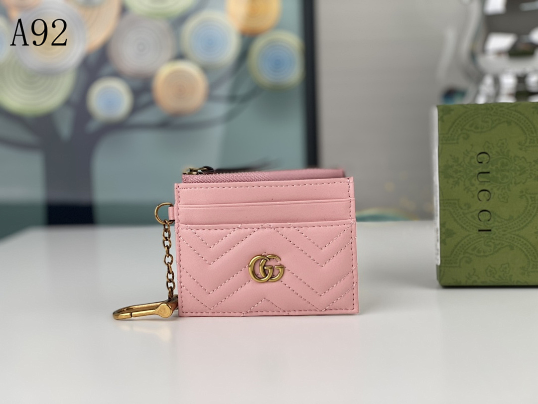 Gucc1 GG Marmont Card Case #844
