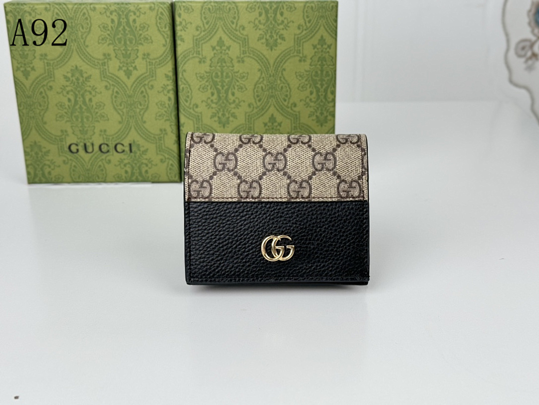 Gucc1 A92 GG Marmont Wallet #5971