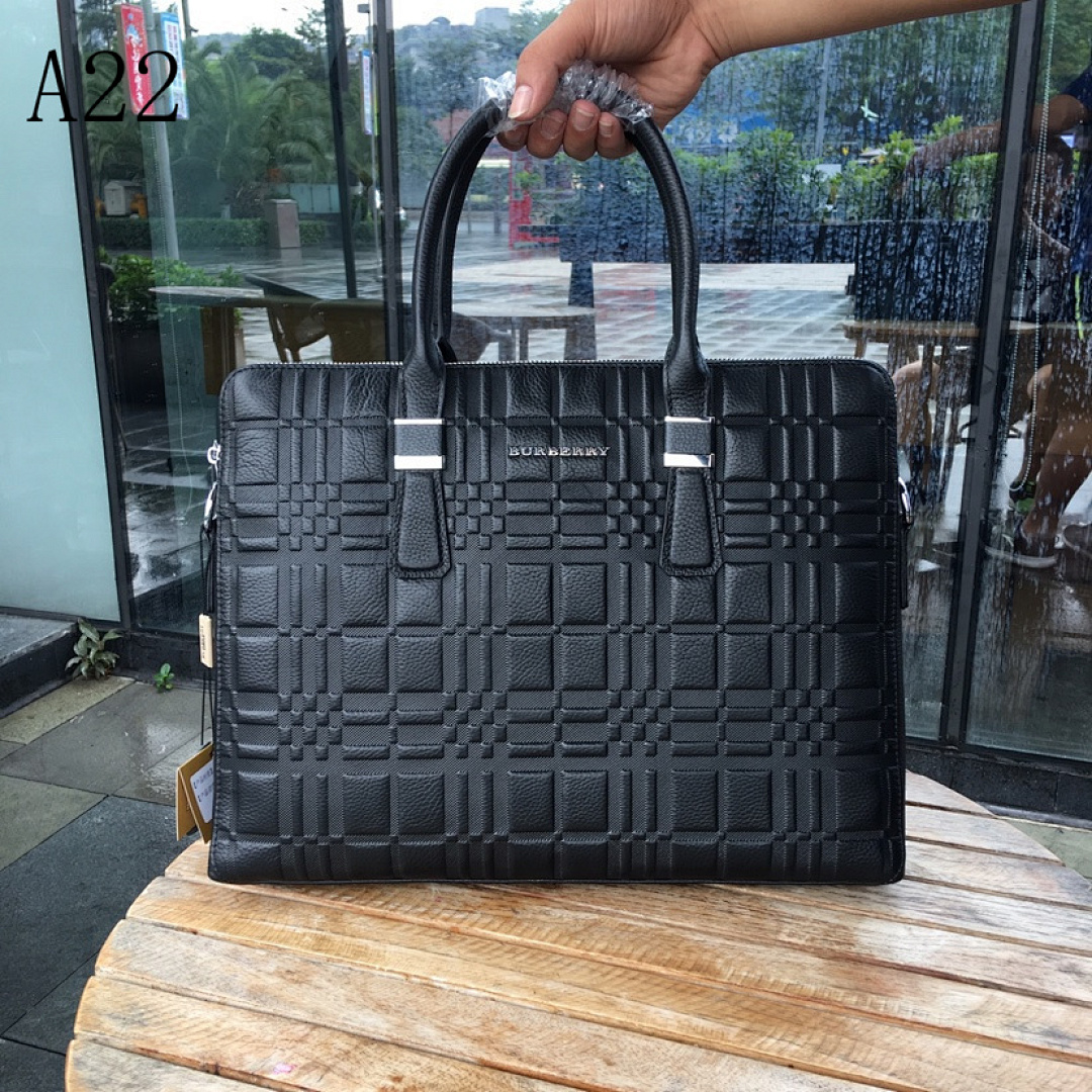 Burberyy + A22 + Checkered Leather Tote Bag #660 1 Burberyy + A22 + Checkered Leather Tote Bag #660