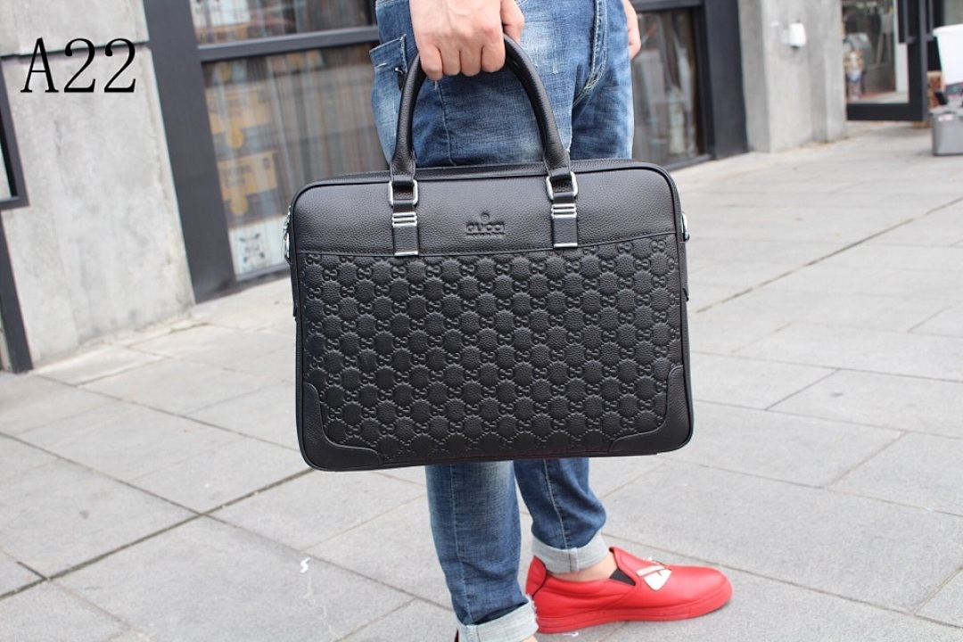 Gucc1 A22 GG Supreme Briefcase #651