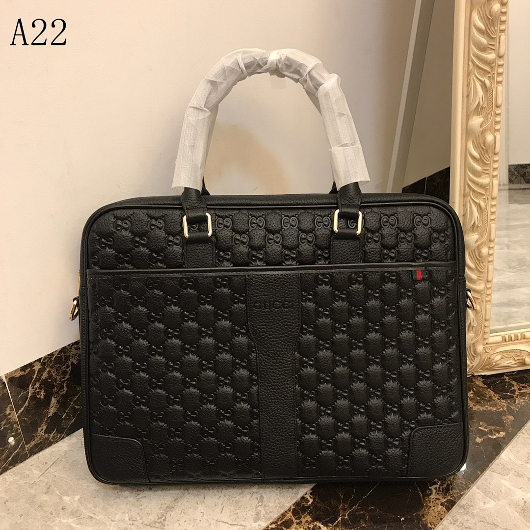 Gucc1 + A22 + GG Supreme Briefcase #6308